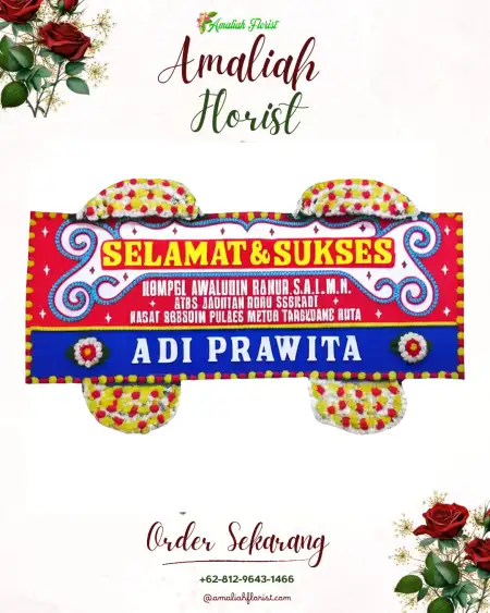 Papan Bunga Ucapan Selamat Seribu Riam